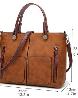 Drop Shipping Vintage Causal Totes High Quality Dames Handbags
