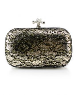 Gothic Metallic Lace Woman’s Evening Bag