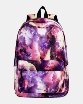 Large Capacity Galaxy Waterproof Backpack School Bag