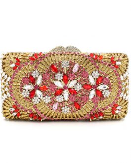 Luxury And Casual Hollow Crystal Clutch
