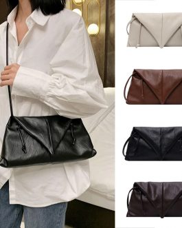 New Cloud Bag Fold Bag Leather Bag Single-shoulder Envelope Clutch Bag