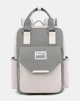 Fashion Multi-color Anti-theft Backpack