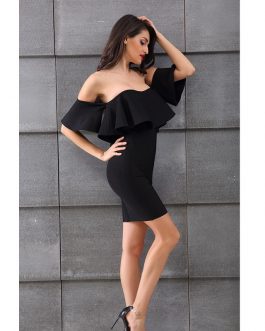 Sexy Backless Butterfly Sleeve Dress
