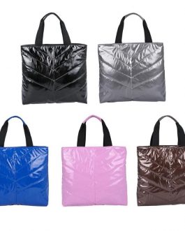 Simple Handbag Fashion Padded Cotton Casual Shoulder Bag