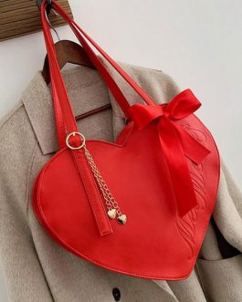 Sweet Lolita Heart Shaped Bows Lolita Cross Body Bag