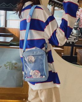 Sweet Lolita Transparent Anime Badge Cross Body Bag